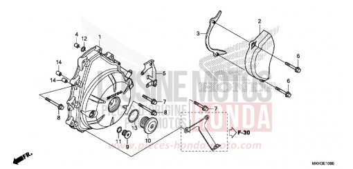 A.C. GENERATOR COVER ADV750K de 2019